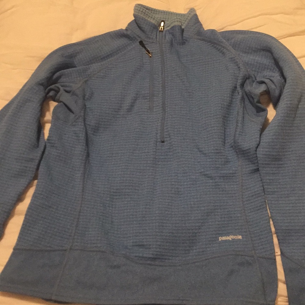Blue Patagonia fleece